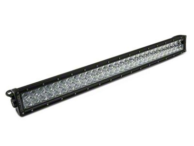 Cali Raised LED 32-Inch Stealth LED Light Bar with Bumper Mounting Brackets; Spot Beam (16-23 Tacoma)