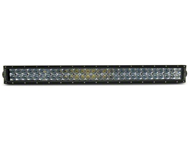 Cali Raised LED 32-Inch Stealth LED Light Bar with Bumper Mounting Brackets; Spot Beam (05-15 Tacoma)