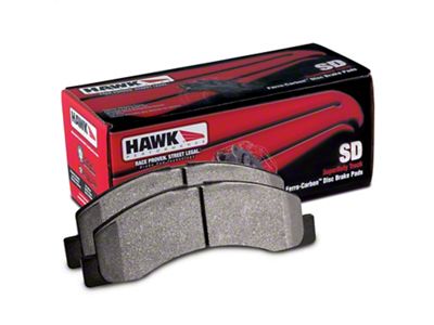 Hawk Performance SuperDuty Brake Pads; Front Pair (05-23 6-Lug Tacoma)