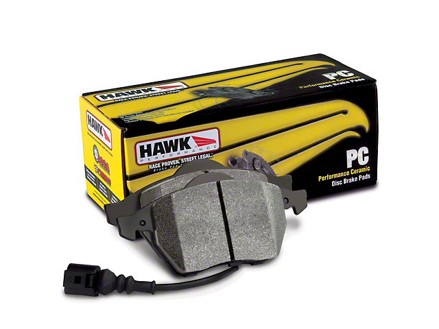 Hawk Performance Ceramic Brake Pads; Front Pair (05-23 6-Lug Tacoma)