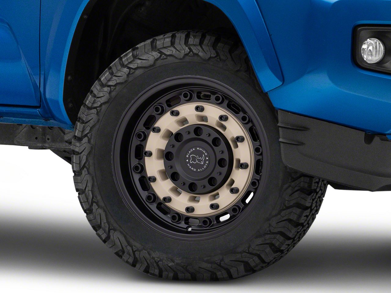 Black Rhino Toyota 4 Runner Arsenal Sand On Black 6 Lug Wheel 18x95 18mm Offset 1895ars 6570