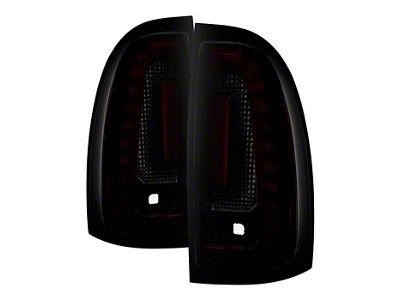 LED Tail Lights; Black Housing; Smoked Lens (05-15 Tacoma w/ Factory Halogen Tail Lights)