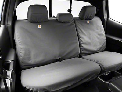 Covercraft Tacoma Seatsaver Second Row Seat Cover Carhartt Gravel Ssc8452cagy 16 22 Double Cab Free - 2018 Tacoma Carhartt Seat Covers