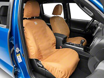 Covercraft Tacoma Seatsaver Front Seat Covers Carhartt Brown Ssc2509cabn 16 22 W Bucket Seats Free - 2018 Tacoma Carhartt Seat Covers