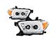 Sequential Turn Signal Projector Headlights; Chrome Housing; Clear Lens (16-18 Tacoma TRD)