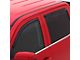 In-Channel Rain Guards; Front and Rear; Dark Smoke (16-23 Tacoma Double Cab)