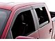Low Profile Ventvisor Window Deflectors; Front and Rear; Matte Black (05-15 Tacoma Double Cab)