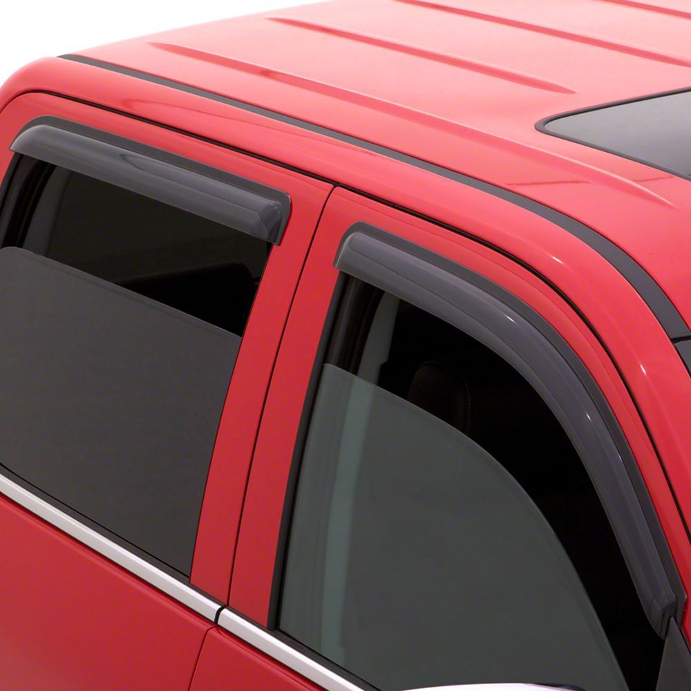 Window Deflectors; Front and Rear; Dark Smoke (0515