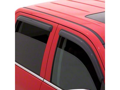 Ventvisor Window Deflectors; Front and Rear; Dark Smoke (05-15 Tacoma Double Cab)