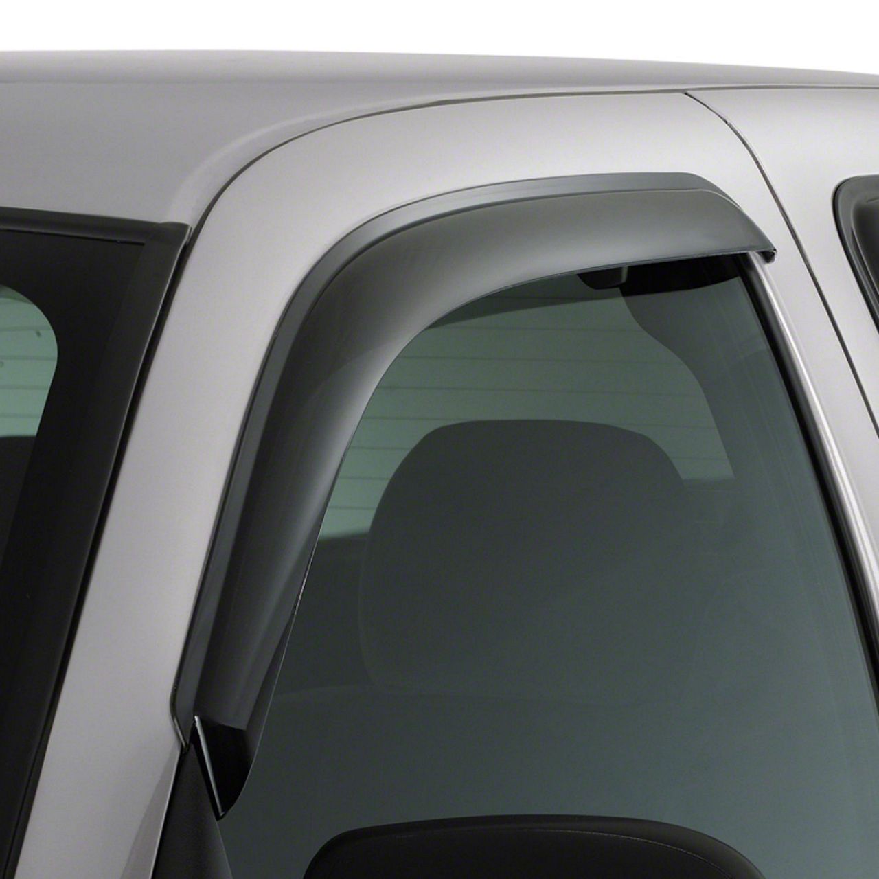 Ventvisor Window Deflectors; Front; Dark Smoke (1623