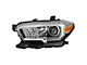 OEM Style LED DRL Projector Headlight; Chrome Housing; Clear Lens; Driver Side (16-22 Tacoma w/ Factory LED DRL)