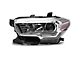 OEM Style Projector Headlights; Black Housing; Clear Lens (16-22 Tacoma w/ Factory Halogen DRL)