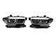 TRD Style Projector Headlights with DRL; Black Housing; Clear Lens (16-23 Tacoma w/ Factory LED DRL)