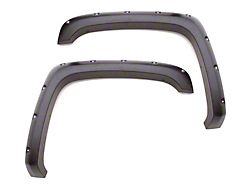 Elite Series Rivet Style Fender Flares; Front and Rear; Smooth Black (16-23 Tacoma)