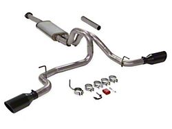 Flowmaster FlowFX Dual Exhaust System with Black Tips; Side Exit (16-22 3.5L Tacoma)