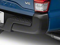Rear Bumper Covers; Not Pre-Drilled for Backup Sensors; Matte Black (16-23 Tacoma)