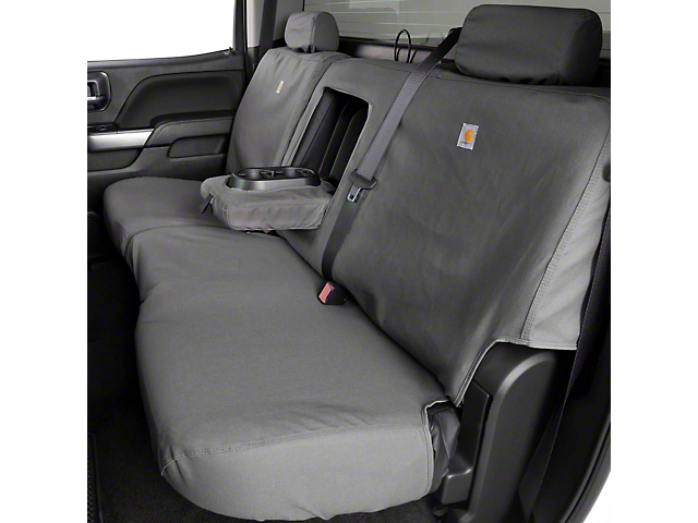 Covercraft SeatSaver Second Row Seat Cover; Carhartt Gravel (07-13 Tundra CrewMax)