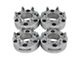 Supreme Suspensions 1.50-Inch Pro Billet Hub and Wheel Centric Wheel Spacers; Silver; Set of Four (03-24 4Runner)