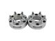 Supreme Suspensions 1.50-Inch Pro Billet Hub and Wheel Centric Wheel Spacers; Silver; Set of Two (03-24 4Runner)