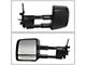 Powered Heated Towing Mirrors with Amber Turn Signals; Black (05-15 Tacoma)