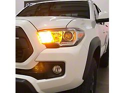 VLEDS Stage 1 High Visibility Amber LED Front Turn Signal Light Bulbs; 7443 (16-23 Tacoma)
