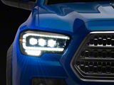 AlphaRex NOVA-Series LED Projector Headlights; Alpha Black Housing; Clear Lens (16-23 Tacoma SR5)