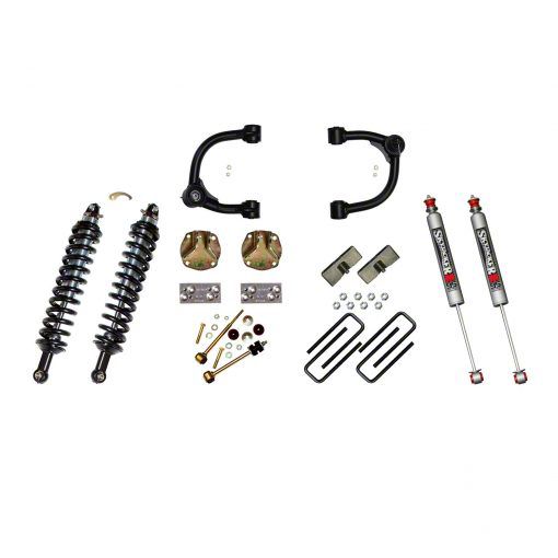 SkyJacker 3-Inch Upper A-Arm Lift Kit with Front Coil-Overs, Rear Lift Blocks and M95 Performance Shocks (16-23 Tacoma)