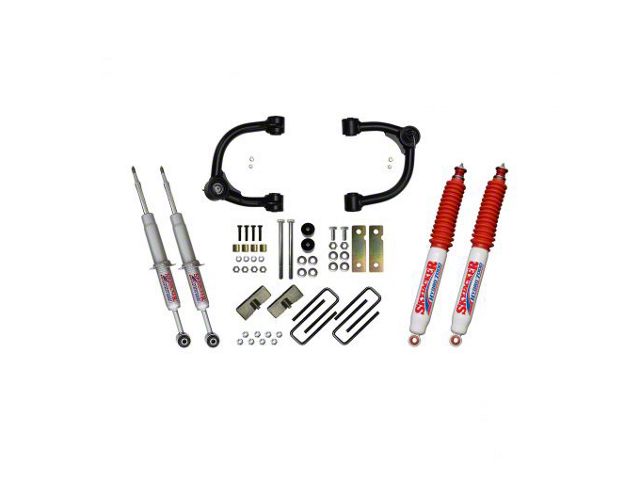 SkyJacker 3-Inch Upper A-Arm Lift Kit with Rear Lift Blocks and Hydro Shocks (16-23 Tacoma, Excluding TRD Pro)