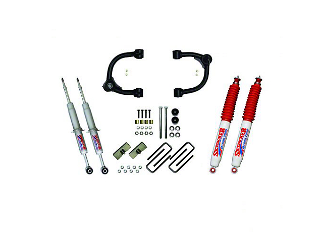 SkyJacker 3-Inch Upper A-Arm Lift Kit with Rear Lift Blocks and Hydro Shocks (05-15 6-Lug Tacoma, Excluding TRD Pro)