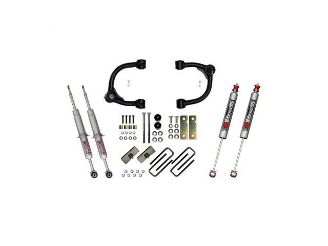 SkyJacker 3-Inch Upper A-Arm Lift Kit with Rear Lift Blocks and M95 Performance Shocks (16-23 Tacoma, Excluding TRD Pro)