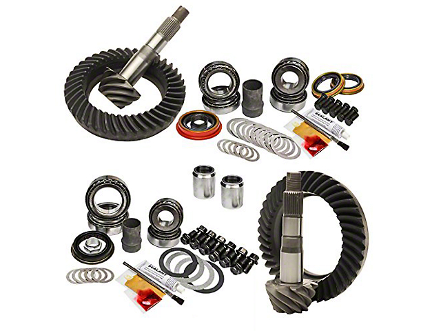 Nitro Gear & Axle 8-Inch Front Axle/8.4-Inch Rear Axle Ring and Pinion Gear Kit; 4.88 Gear Ratio (05-15 4WD Tacoma w/o E-Locker)