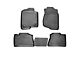 Profile Front and Second Row Floor Liners; Black (16-17 Tacoma Access Cab w/ Automatic Transmission)