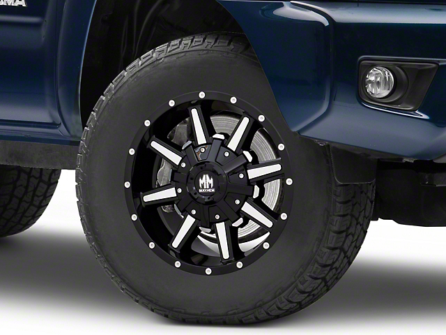 Mayhem Wheels Arsenal Gloss Black Machined 6-Lug Wheel; 17x9; -12mm Offset (05-15 Tacoma)