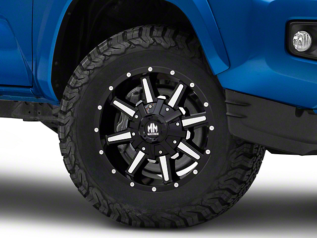 Mayhem Wheels Arsenal Gloss Black Machined 6-Lug Wheel; 17x9; -12mm Offset (16-22 Tacoma)