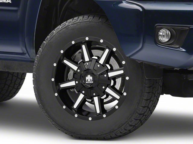 Mayhem Wheels Arsenal Gloss Black Machined 6-Lug Wheel; 18x9; 18mm Offset (05-15 Tacoma)