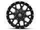 Mayhem Wheels Warrior Black Milled 6-Lug Wheel; 18x9; -12mm Offset (05-15 Tacoma)
