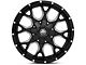 Mayhem Wheels Warrior Black Milled 6-Lug Wheel; 18x9; 18mm Offset (05-15 Tacoma)