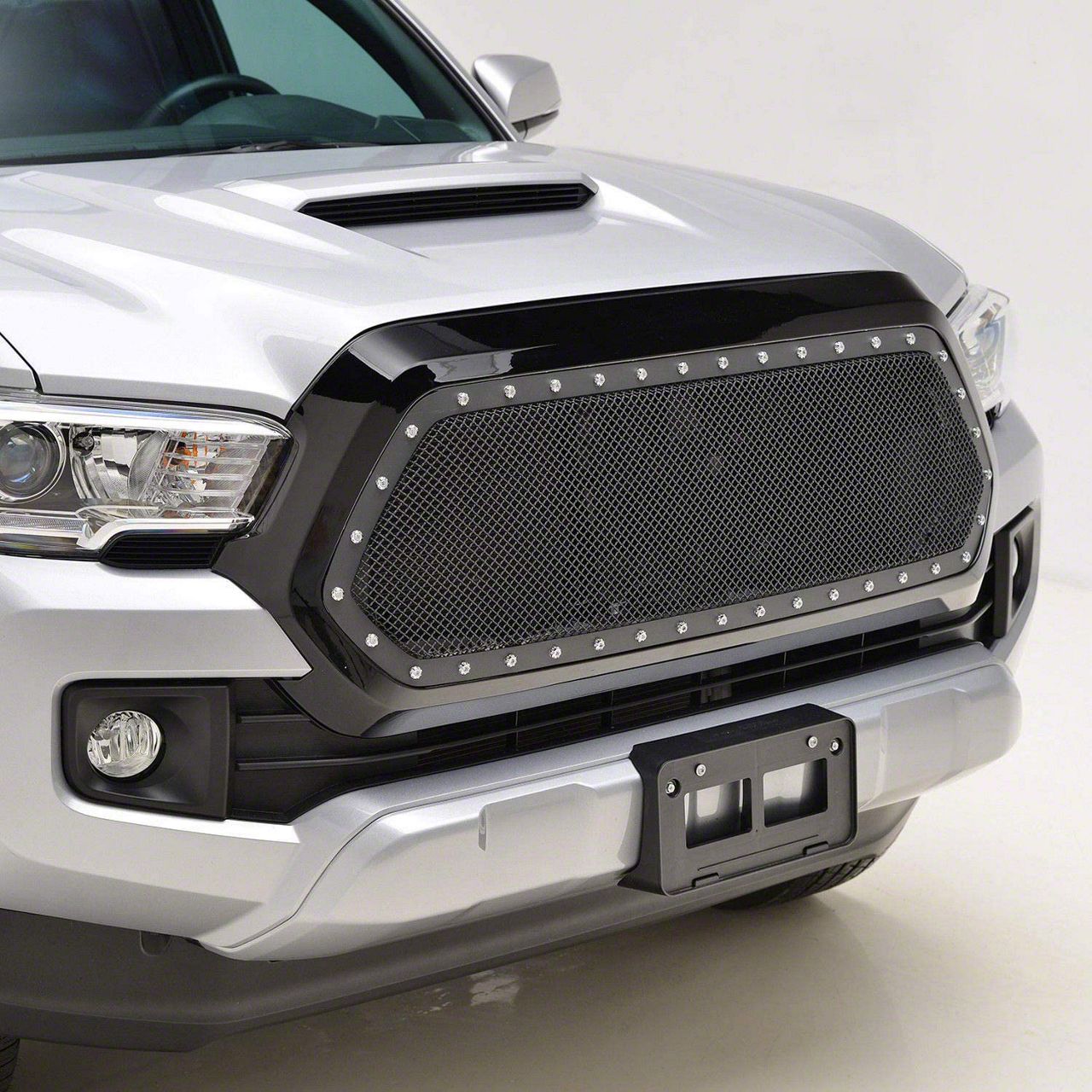 Evolution Wire Mesh Upper Replacement Grille; Black (1623