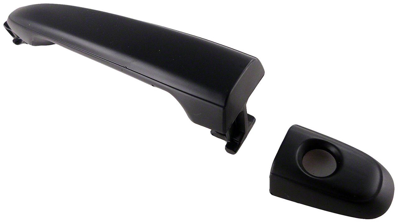 Exterior Door Handle; Textured Black; Front Driver Side (0512