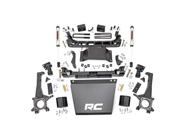 Rough Country 4-Inch Suspension Lift Kit with V2 Monotube Shocks (16-23 Tacoma)