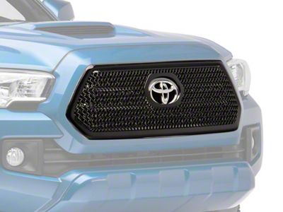 Overlay Grille; Gloss Black (16-19 Tacoma)