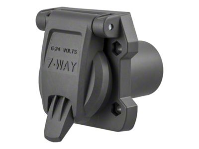 Heavy-Duty Replacement OE 7-Way RV Blade Socket (07-24 Jeep Wrangler JK & JL)