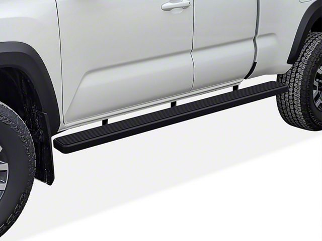 5-Inch iStep Wheel-to-Wheel Running Boards; Black (05-23 Tacoma Access Cab w/ 6-Foot Bed)