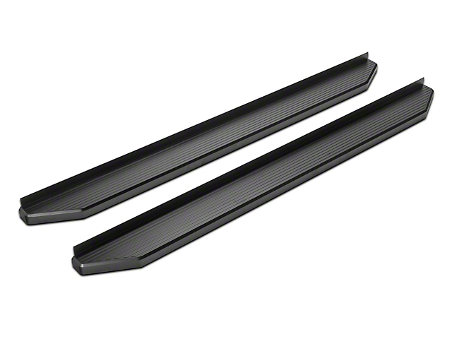 H-Style Running Boards; Black (05-23 Tacoma Access Cab)