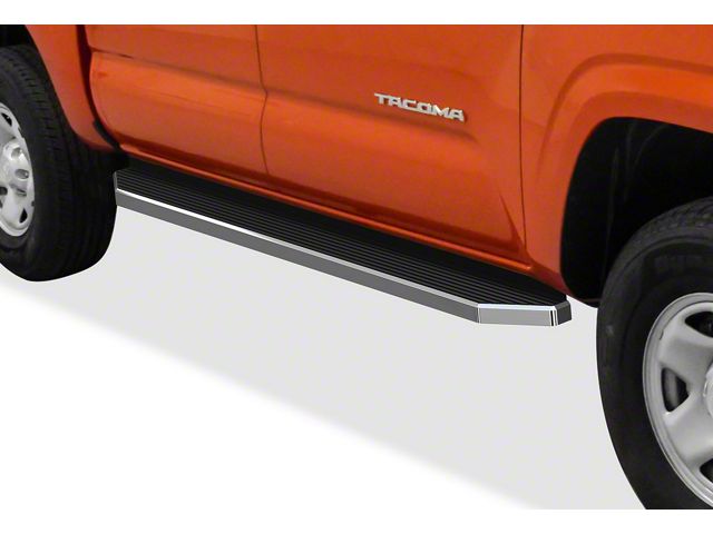 H-Style Running Boards; Polished (05-23 Tacoma Double Cab)