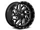 Fuel Wheels Triton Gloss Black Milled 6-Lug Wheel; 20x10; -19mm Offset (16-23 Tacoma)