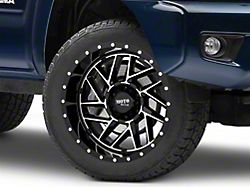 Moto Metal MO985 Breakout Gloss Black Machined 6-Lug Wheel; 20x10; -18mm Offset (05-15 Tacoma)
