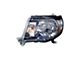 CAPA Replacement Halogen Headlight; Black Housing; Clear Lens; Driver Side (05-11 Tacoma)