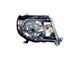 CAPA Replacement Halogen Headlight; Black Housing; Clear Lens; Passenger Side (05-11 Tacoma)