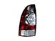 Replacement Tail Light; Chrome Housing; Red/Clear Lens; Driver Side (05-15 Tacoma w/ Factory Halogen Tail Lights)